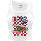 Boston Red Sox Pizza Crop Tank