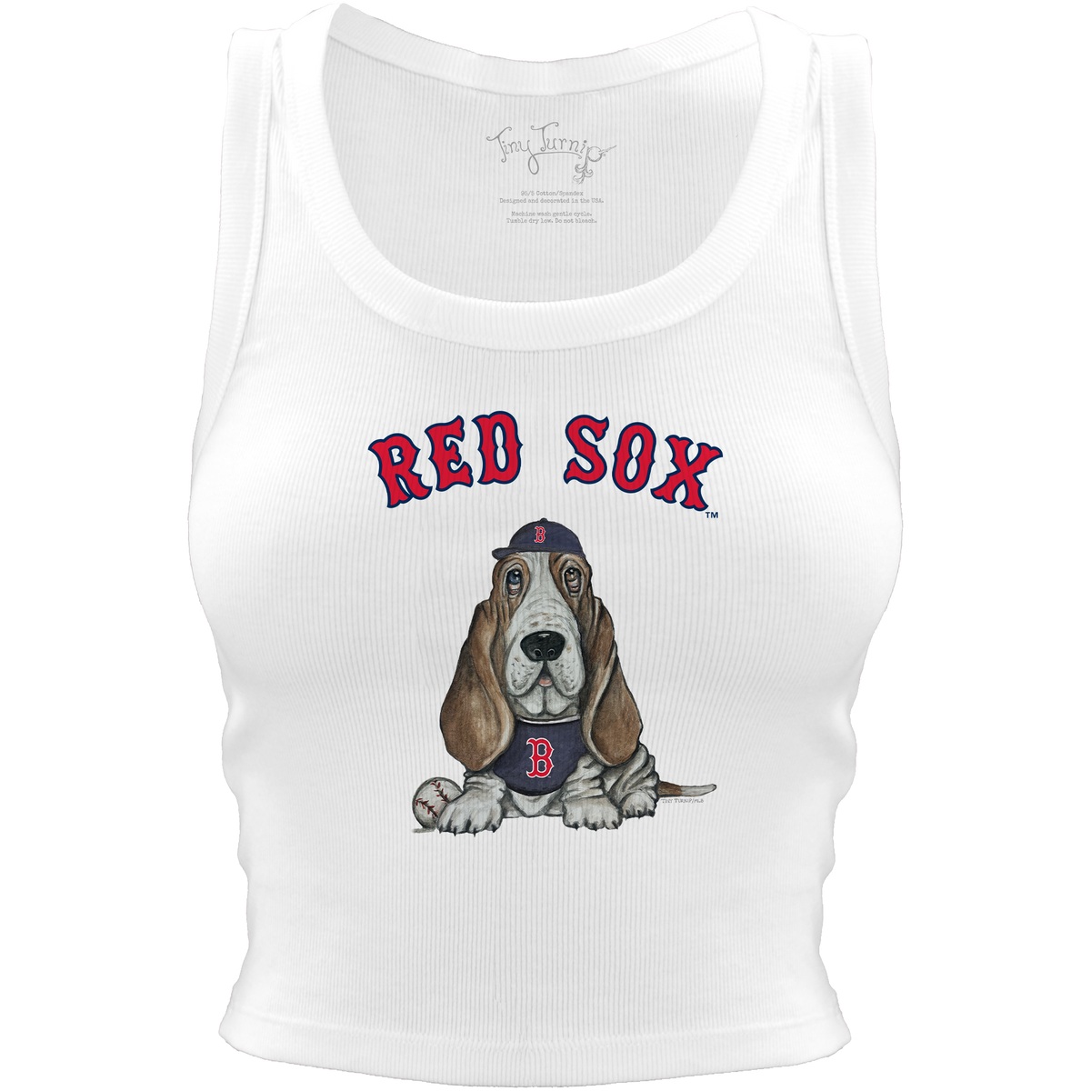 Boston Red Sox Puddy Crop Tank - Tiny Turnip
