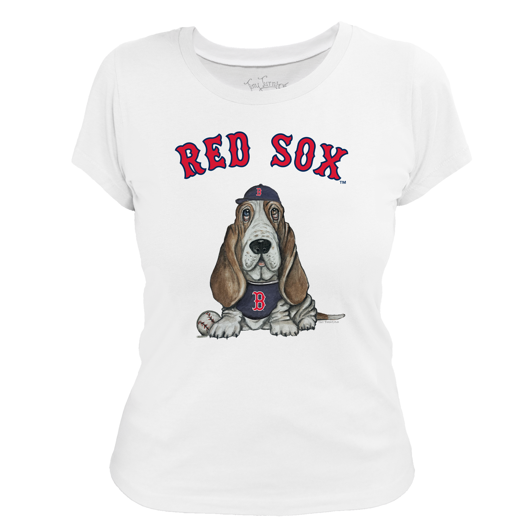 Boston Red Sox Puddy Women's Tee Shirt - Tiny Turnip