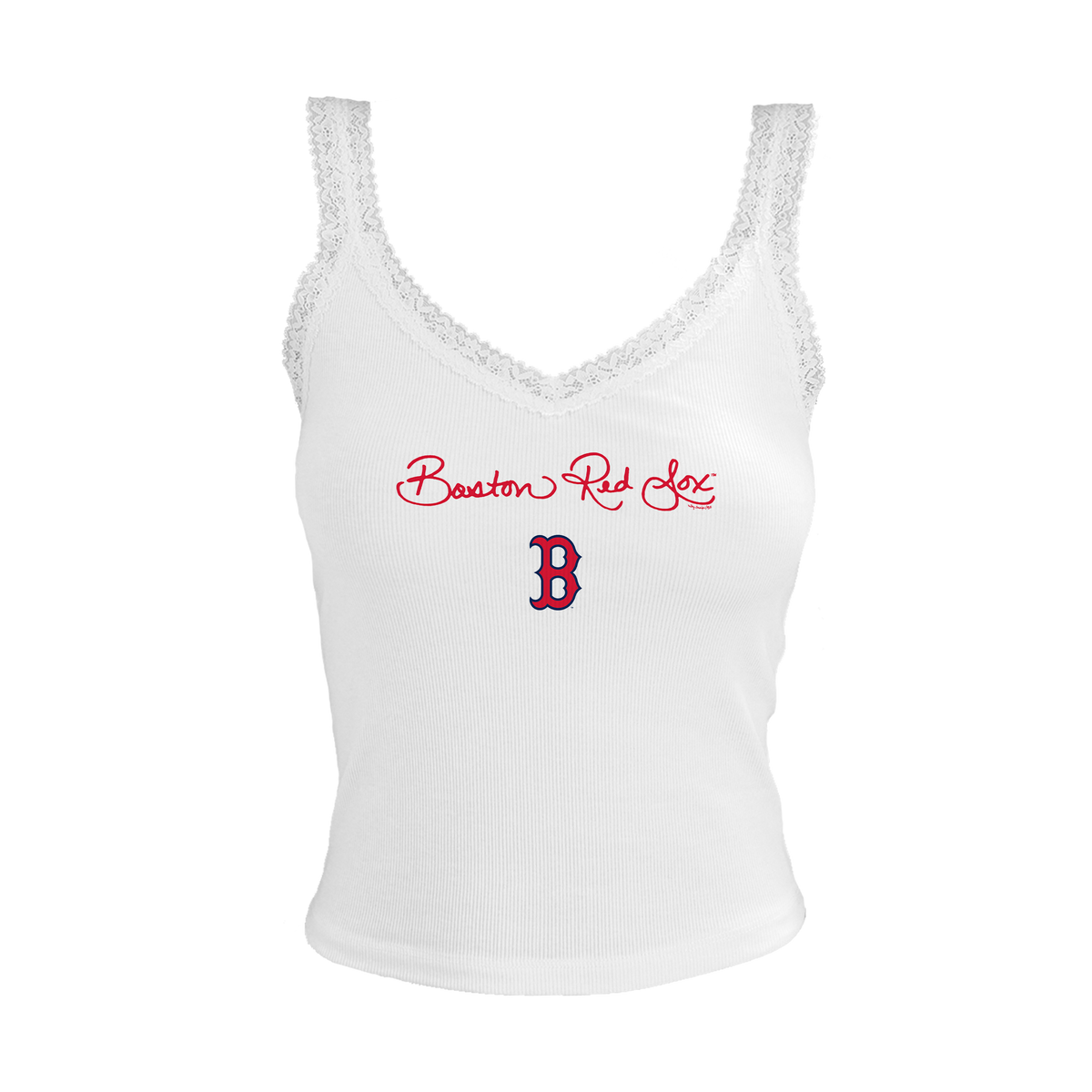 Boston Red Sox Script Lace Tank