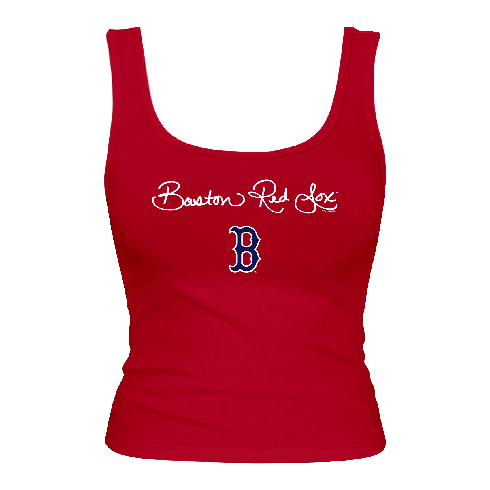 Boston Red Sox Logo Script Emmy Tank