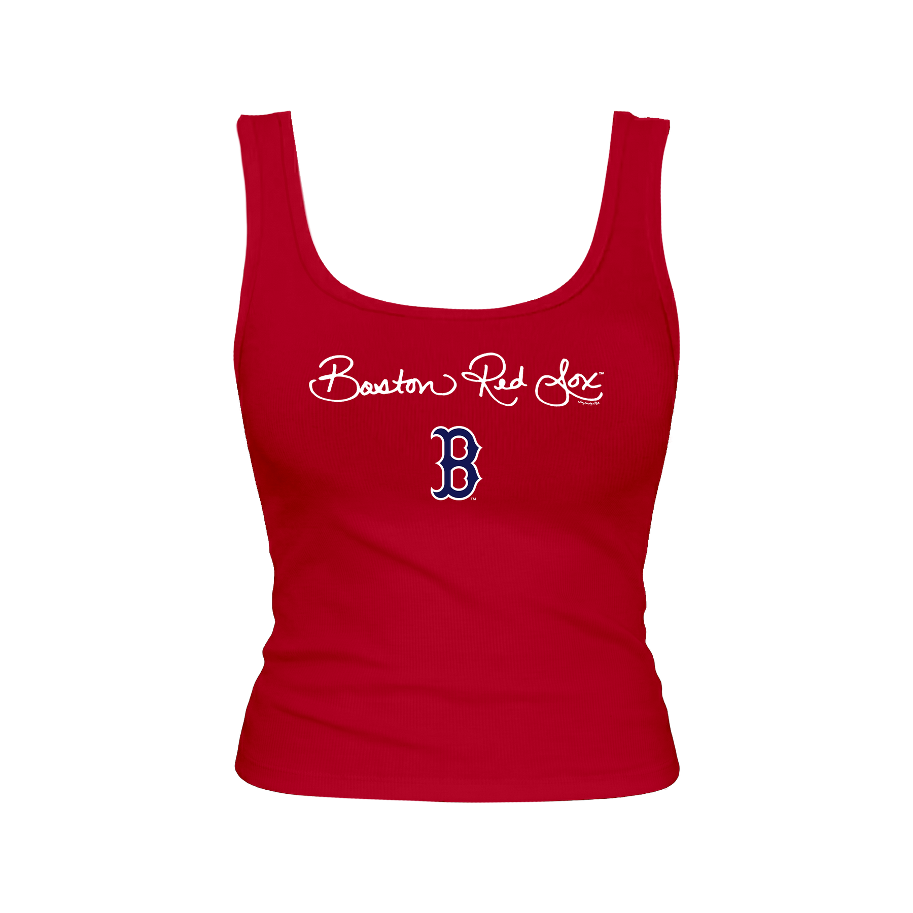 Boston Red Sox Logo Script Emmy Tank