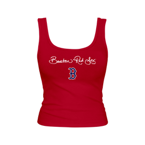 Boston Red Sox Logo Script Emmy Tank