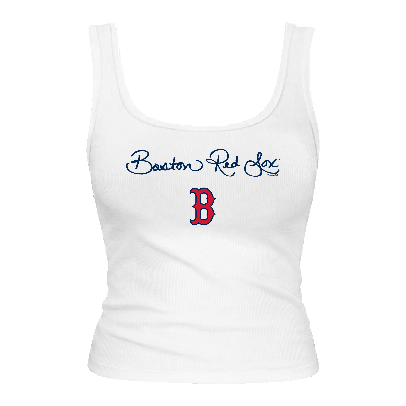 Boston Red Sox Logo Script Emmy Tank