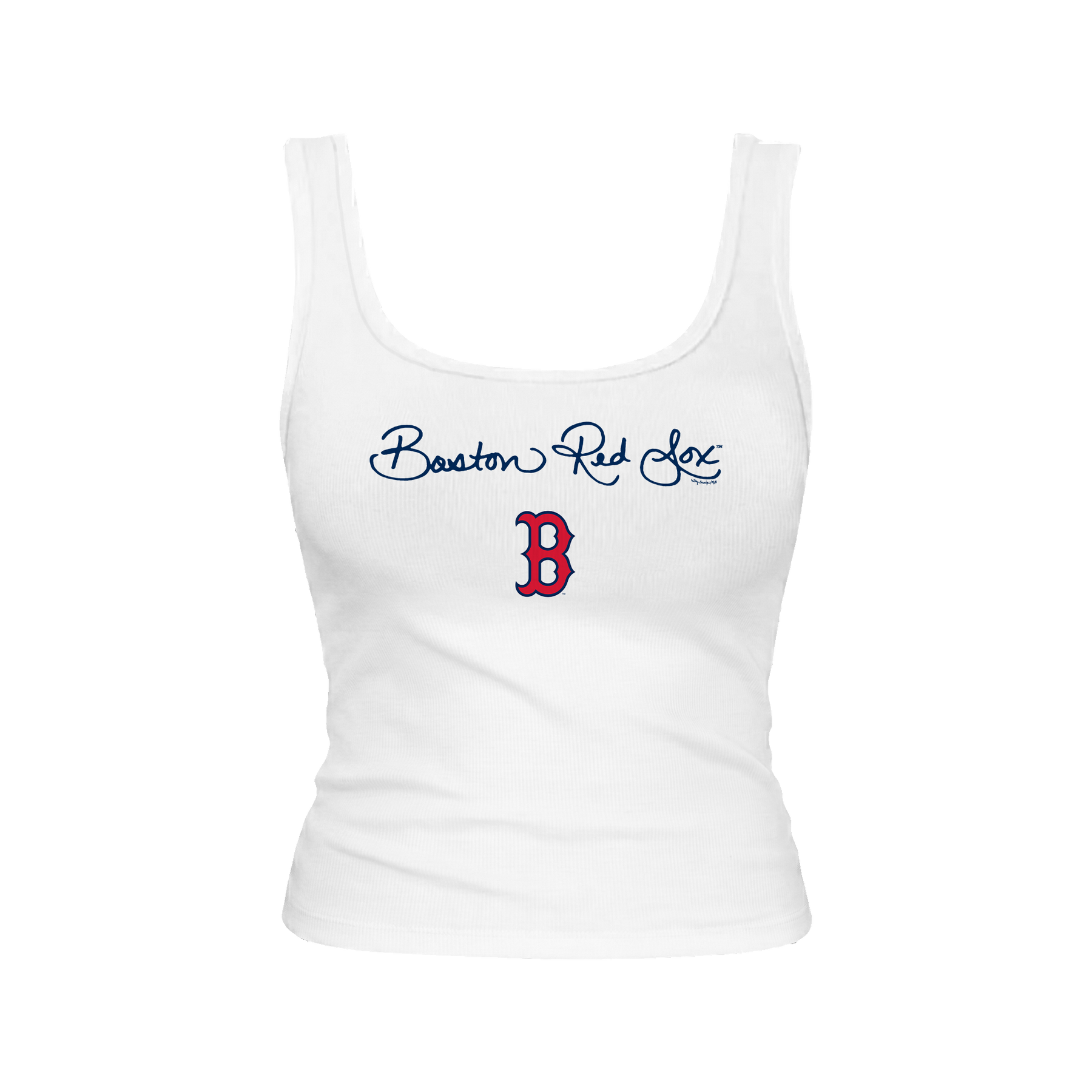 Boston Red Sox Logo Script Emmy Tank