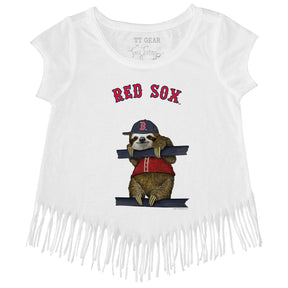 Boston Red Sox Sloth Fringe Tee