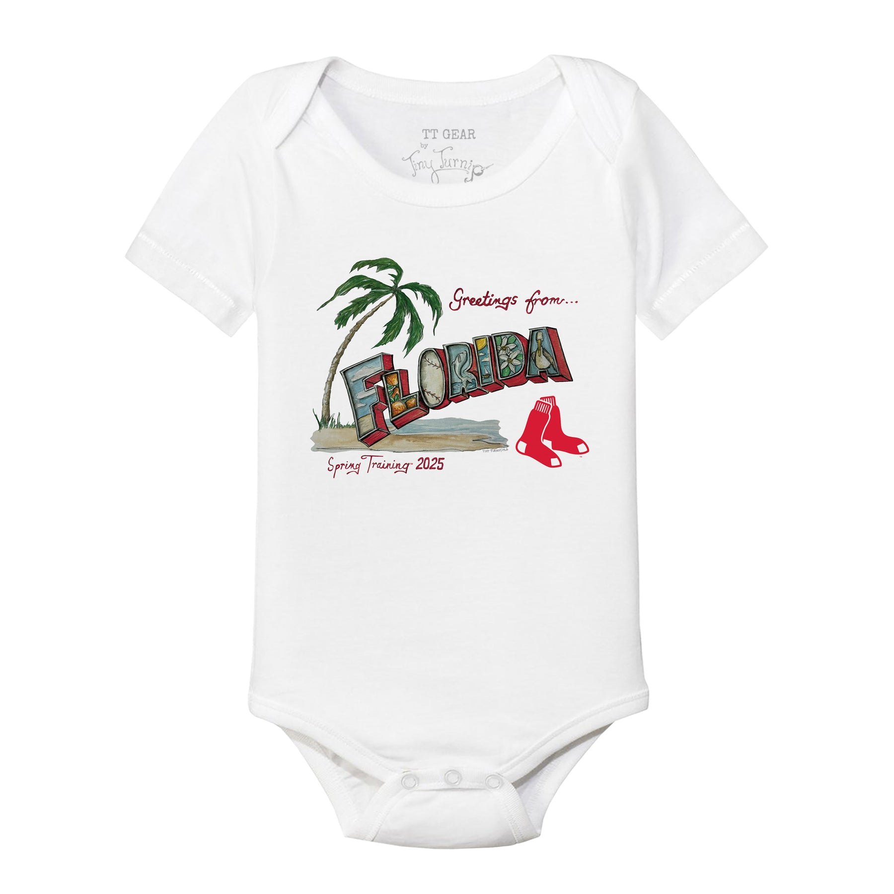 Boston Red Sox Spring Training 2025 Short Sleeve Snapper