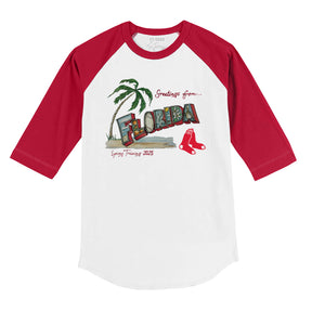 Boston Red Sox Spring Training 2025 3/4 Red Sleeve Raglan