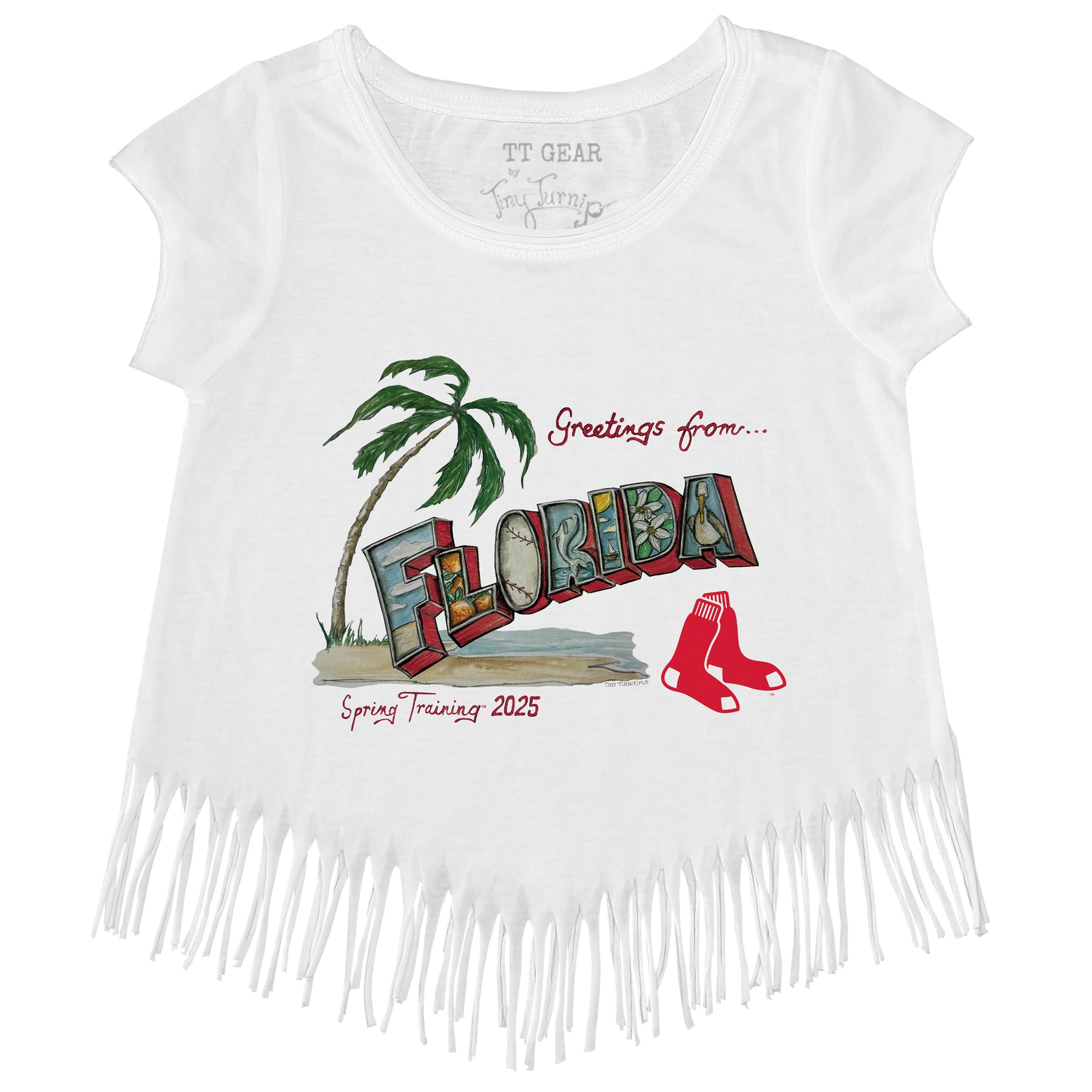 Boston Red Sox Spring Training 2025 Fringe Tee