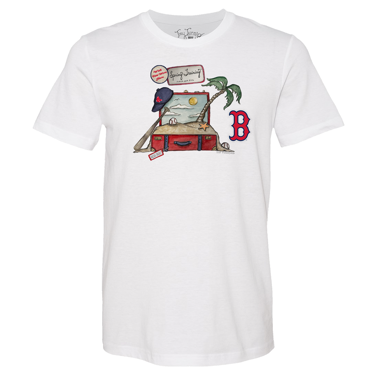 Boston Red Sox Spring Training 2026 Unisex Tee Shirt - Tiny Turnip