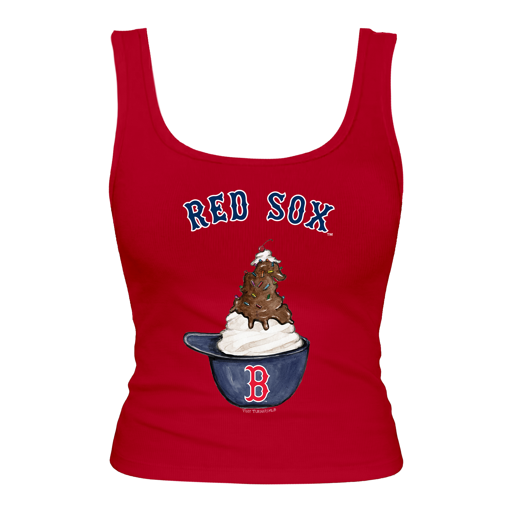Boston Red Sox Sundae Helmet Emmy Tank