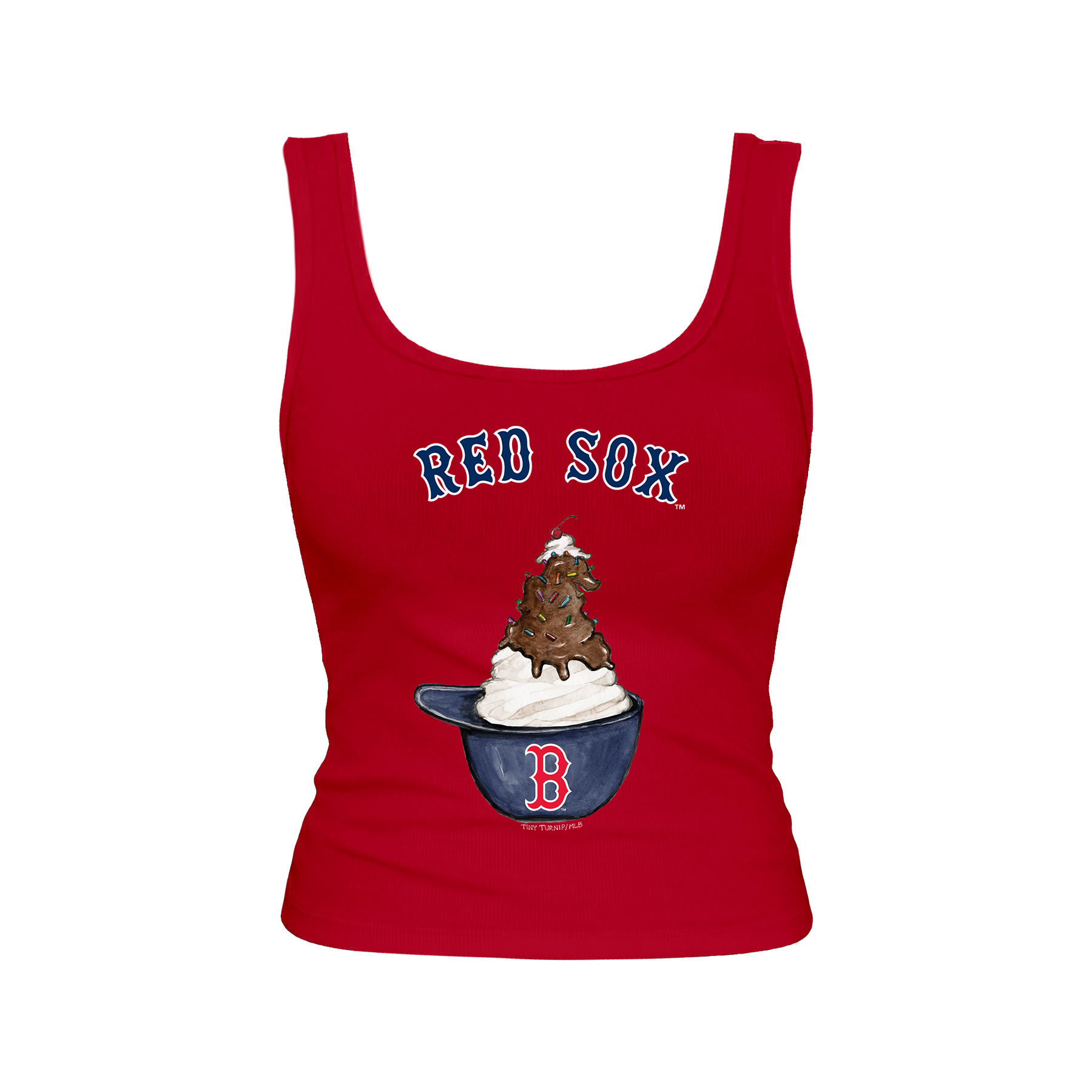 Boston Red Sox Sundae Helmet Emmy Tank