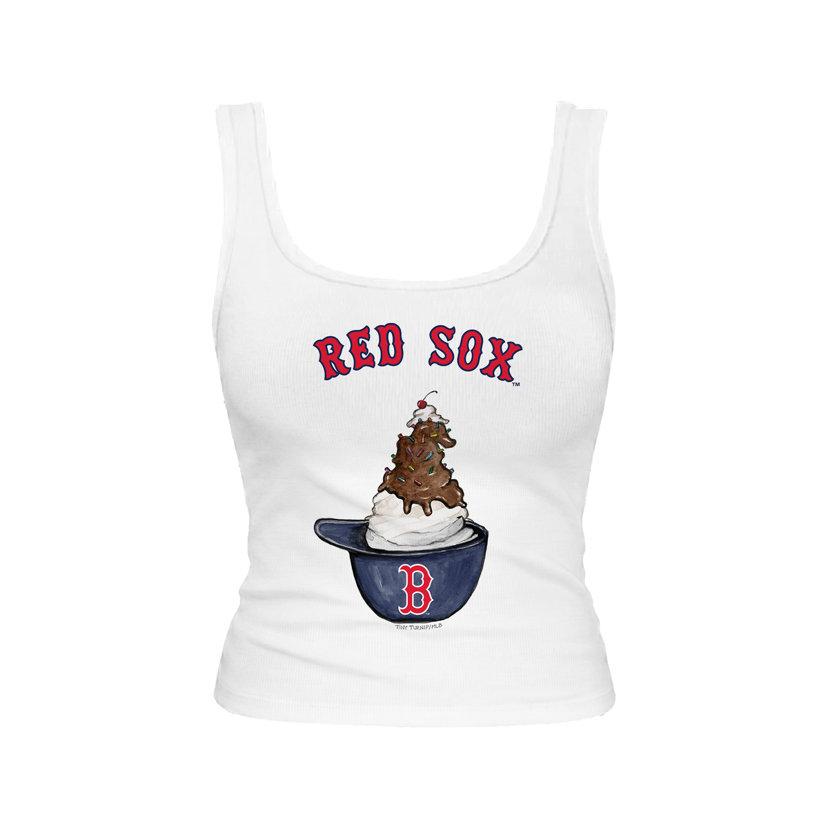 Boston Red Sox Sundae Helmet Emmy Tank