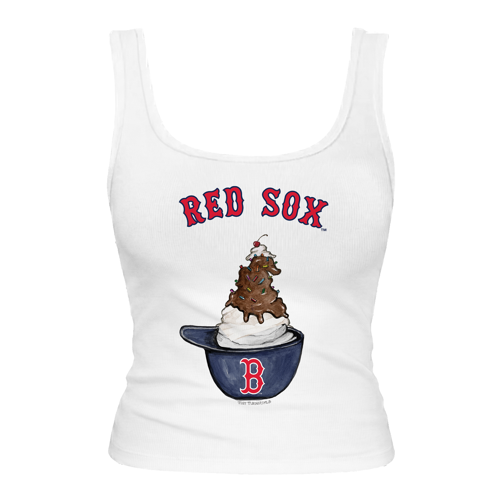 Boston Red Sox Sundae Helmet Emmy Tank