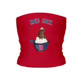Boston Red Sox Sundae Helmet Tube Top - Tiny Turnip