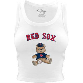 Boston Red Sox Teddy Crop Tank - Tiny Turnip