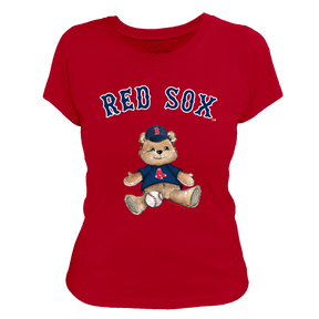 Boston Red Sox Boy Teddy Women's Tee Shirt