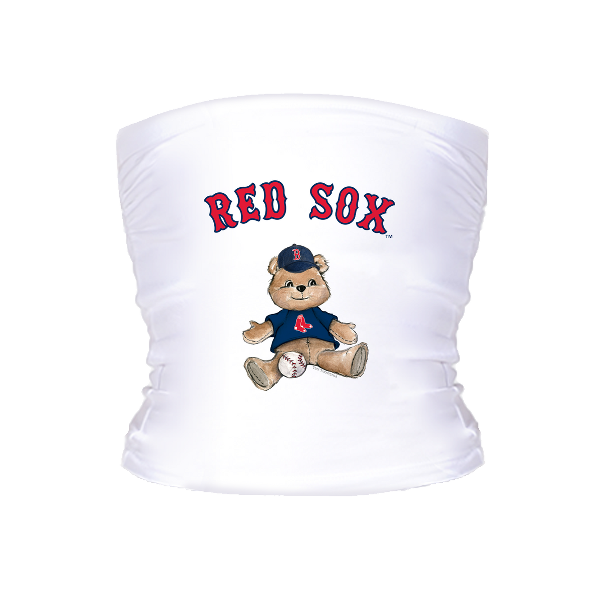 Boston Red Sox Teddy Crop Tube Top
