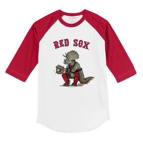 Boston Red Sox Triceratops 3/4 Red Sleeve Raglan