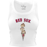 Boston Red Sox Triple Scoop Crop Tank