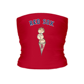 Boston Red Sox Triple Scoop Tube Top - Tiny Turnip
