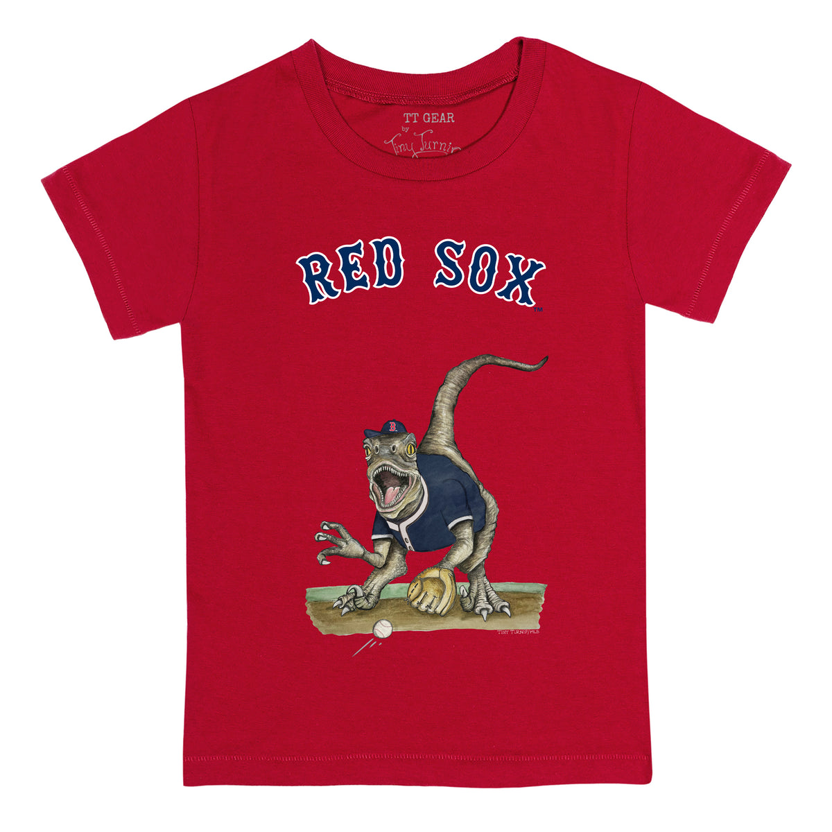 Boston Red Sox Velociraptor Tee Shirt