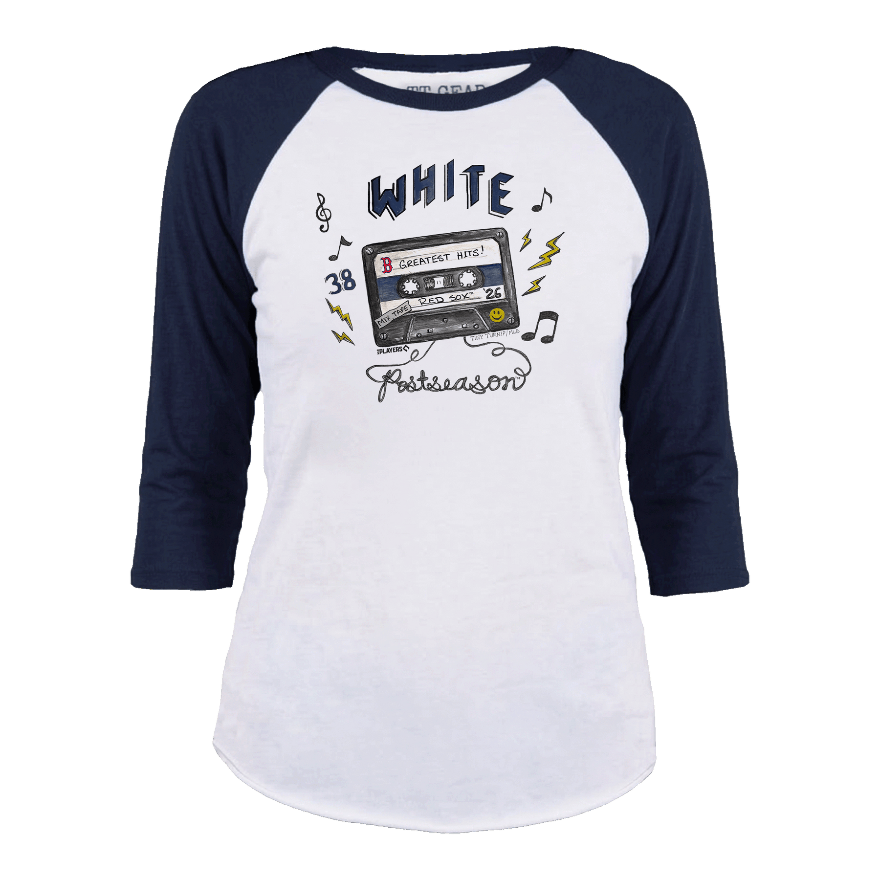 VIP Boston Red Sox Postseason '26 Unisex 3/4 Sleeve Raglan - Tiny Turnip