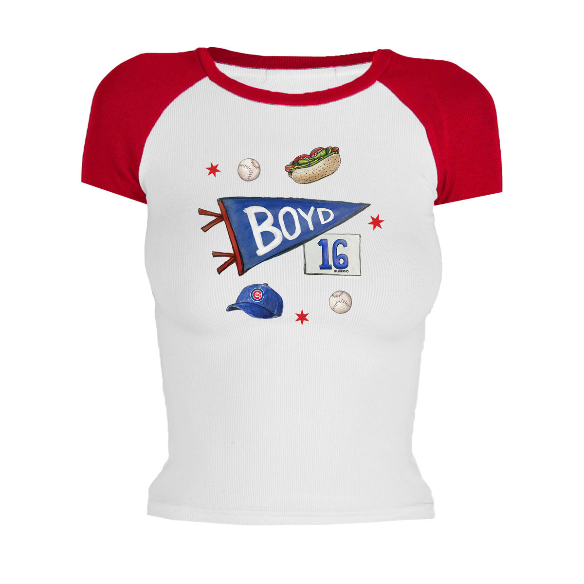VIP City Collage Roxy Raglan Short Sleeve - Tiny Turnip