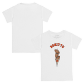 VIP Football: Triple Scoop w/ Name - Kid's Tee Shirt - Tiny Turnip