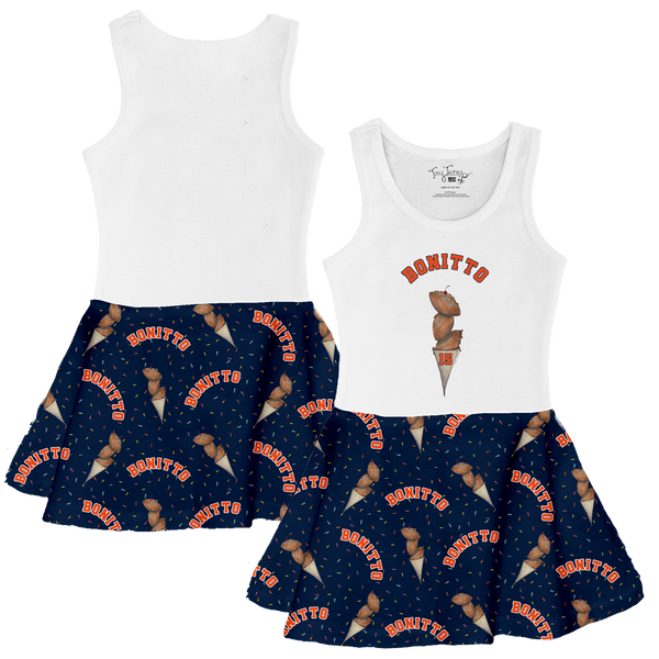 VIP Football: Triple Scoop w/ Name - Tank Swing Dress - Tiny Turnip