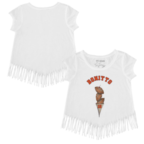 VIP Football: Triple Scoop w/ Name - Fringe Tee - Tiny Turnip