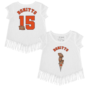 VIP Football: Triple Scoop w/ Name - Fringe Tee - Tiny Turnip