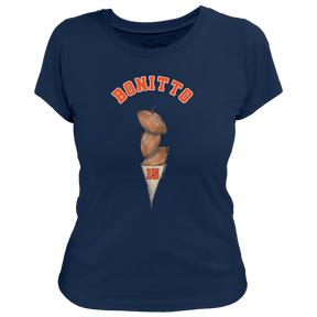 VIP Football: Triple Scoop w/ Name - Women's Tee Shirt - Tiny Turnip