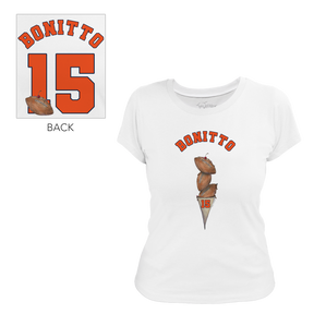 VIP Football: Triple Scoop w/ Name - Women's Tee Shirt - Tiny Turnip