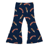 VIP Football: Triple Scoop w/ Name - Flare Pants - Tiny Turnip
