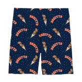 VIP Football: Triple Scoop w/ Name - Girl Shorts - Tiny Turnip