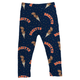 VIP Football: Triple Scoop w/ Name - Leggings - Tiny Turnip