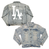 LA Walk Off Chelsea Freeman Dodgers Boyfriend Denim Jacket