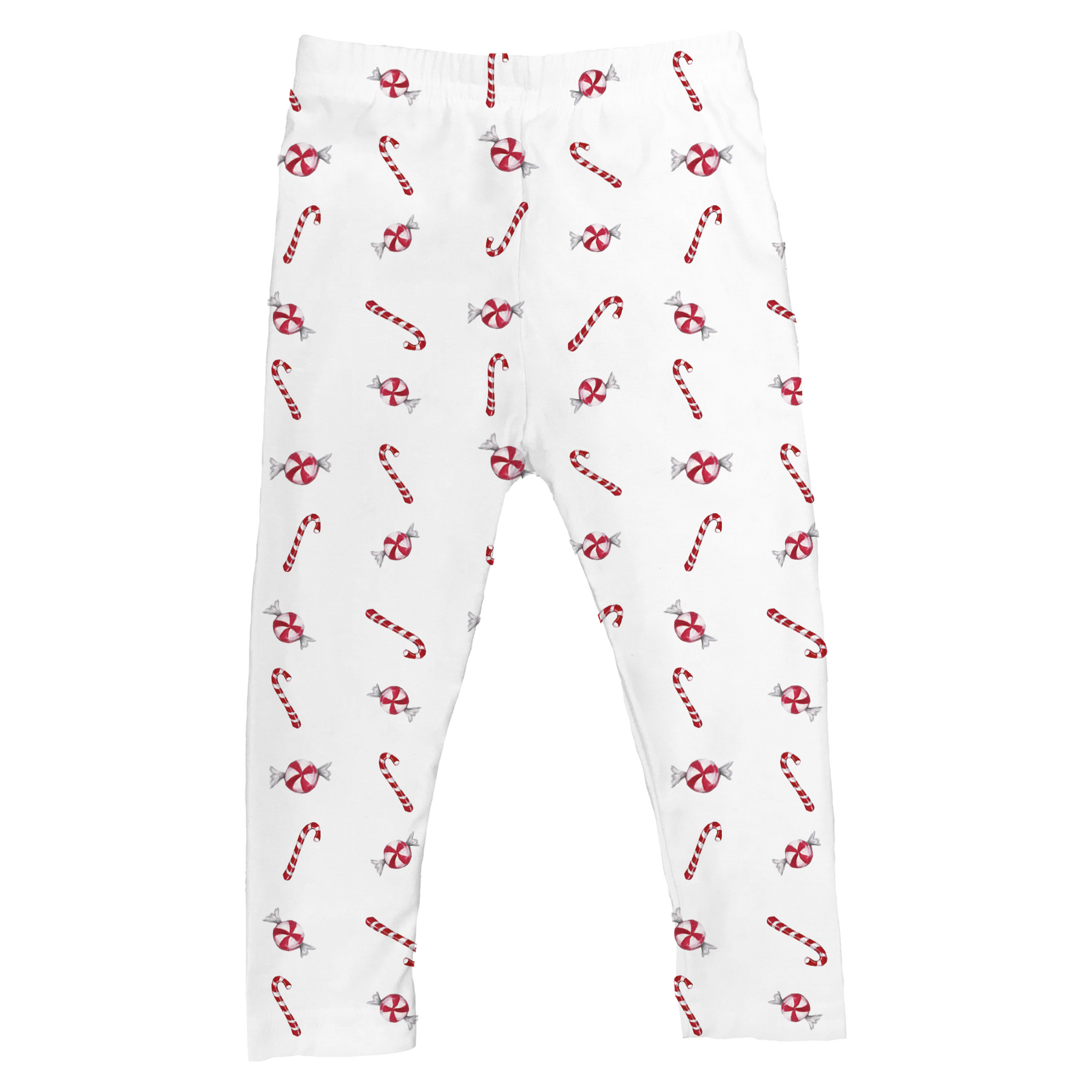 Candy Cane Peppermint Kid's Leggings