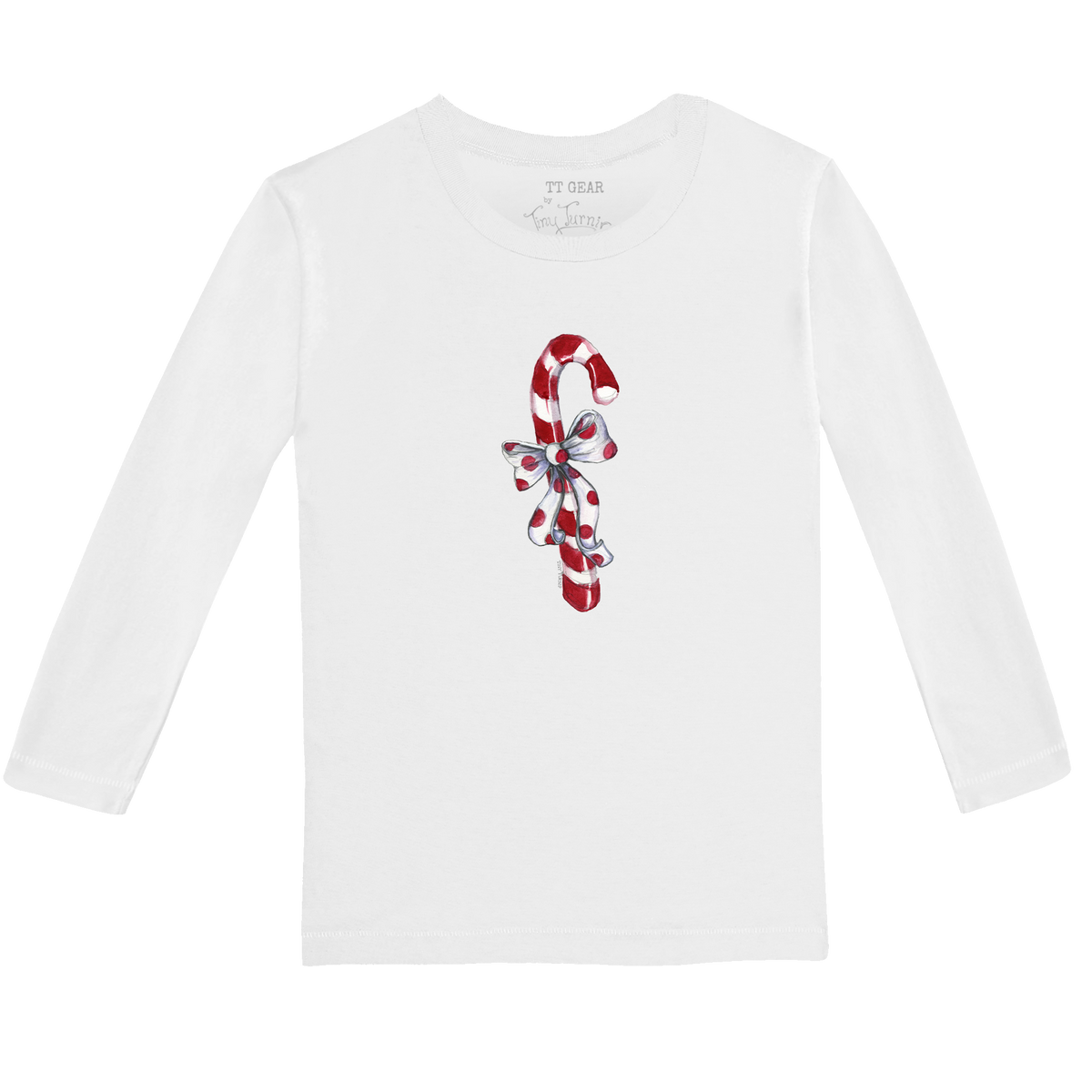 Candy Cane Kid's Long-Sleeve Tee Shirt
