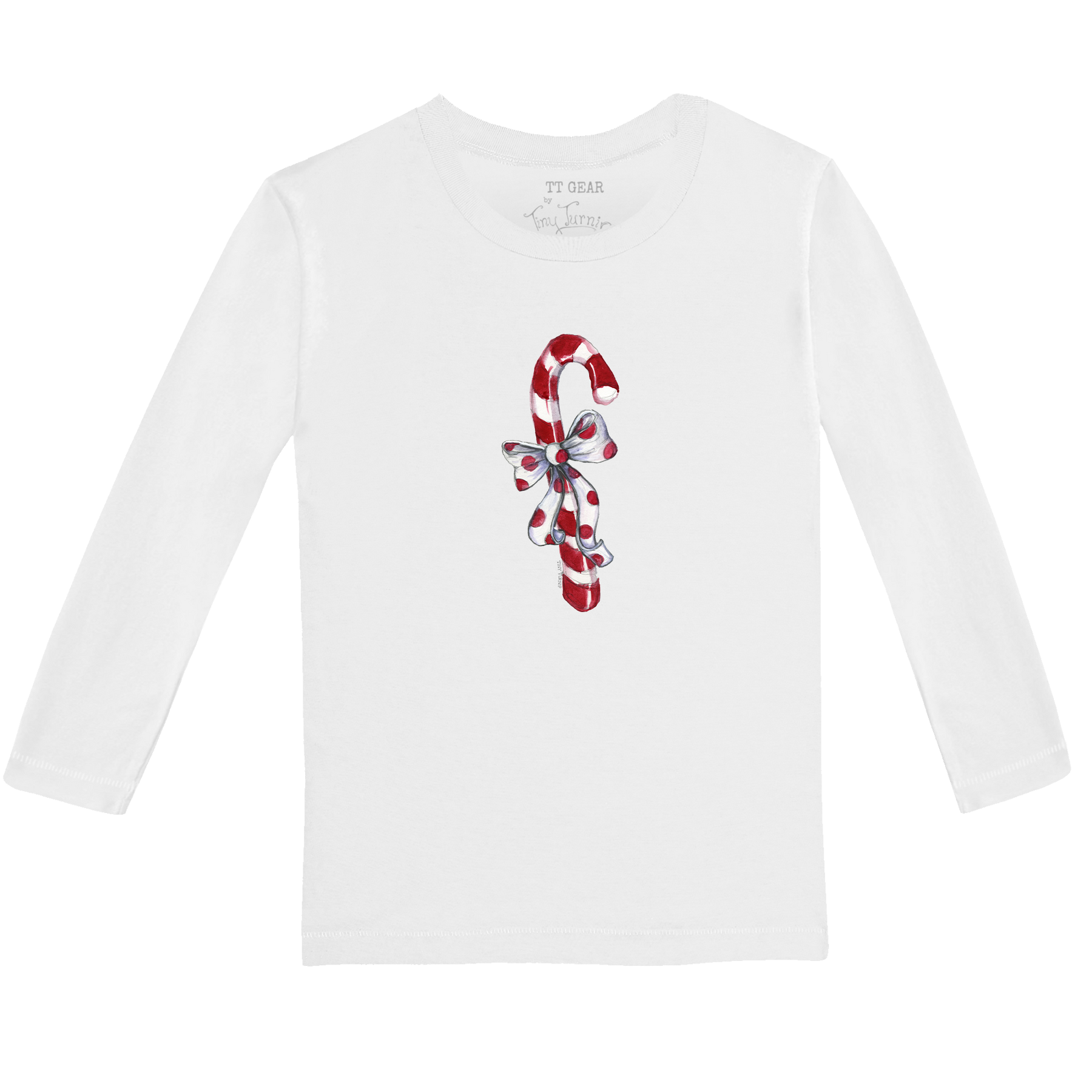 Candy Cane Kid's Long-Sleeve Tee Shirt