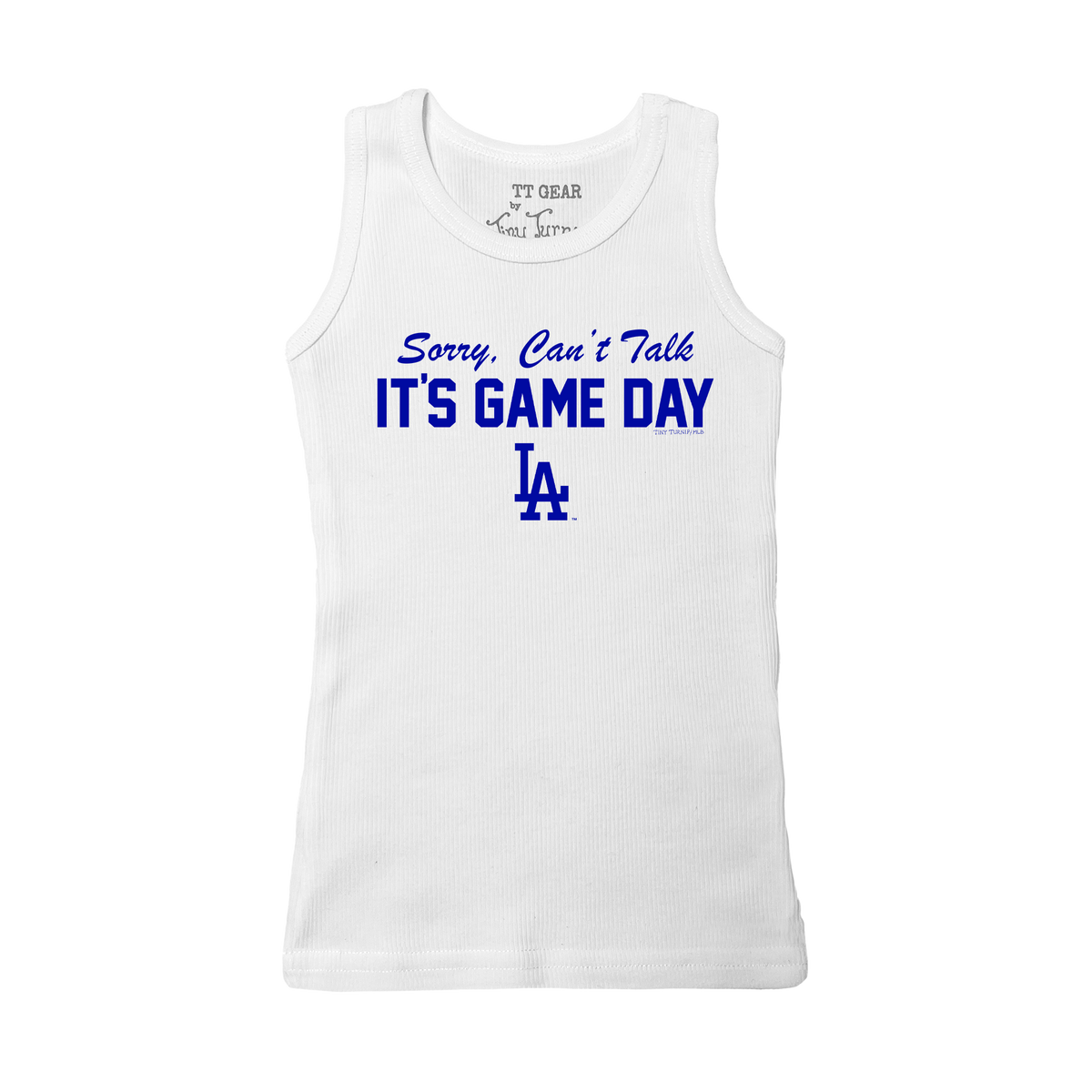 LA Dodgers Chelsea Freeman Game Day Kid's Tank - Tiny Turnip