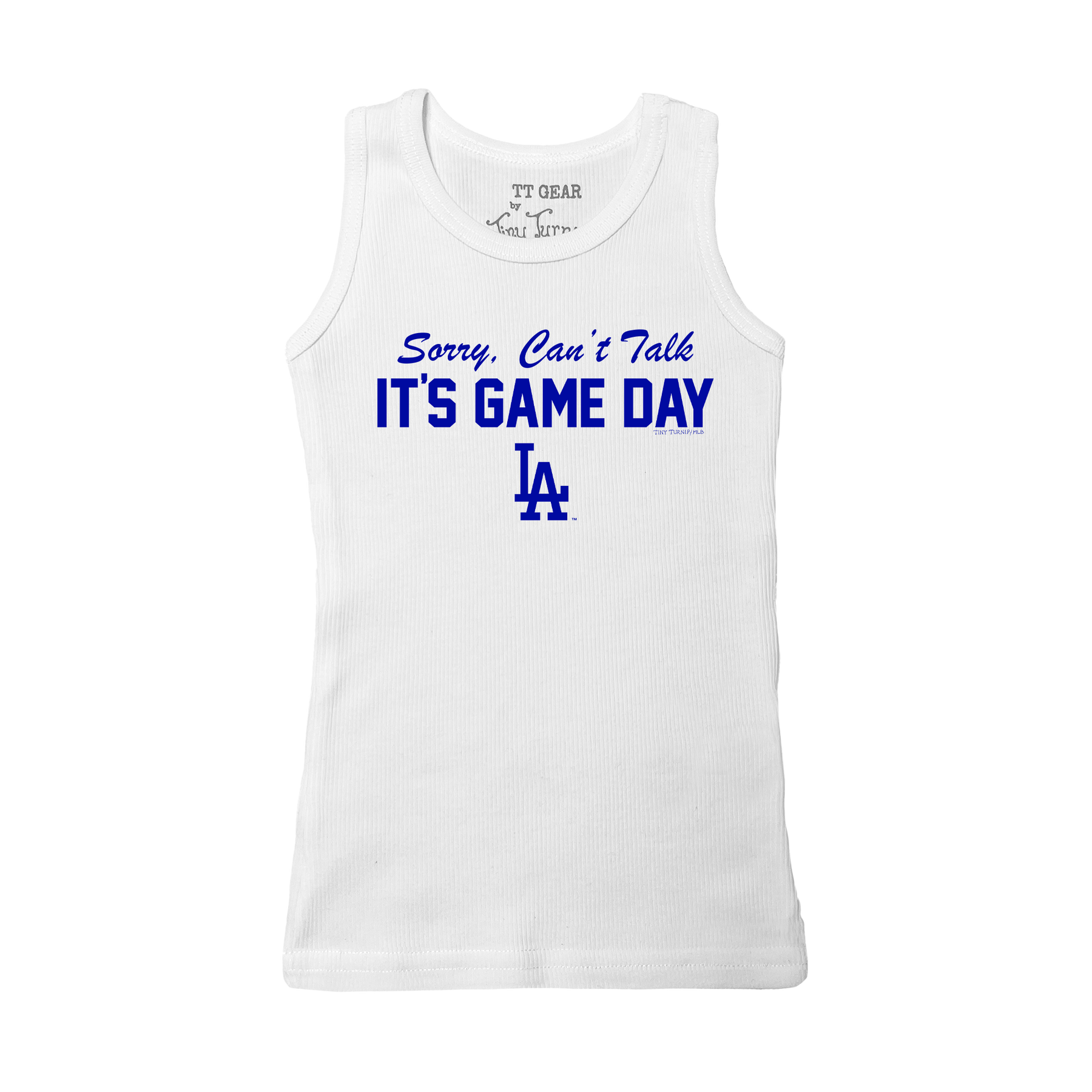 LA Dodgers Chelsea Freeman Game Day Kid's Tank - Tiny Turnip