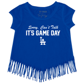 LA Dodgers Chelsea Freeman Game Day Fringe Tee - Tiny Turnip
