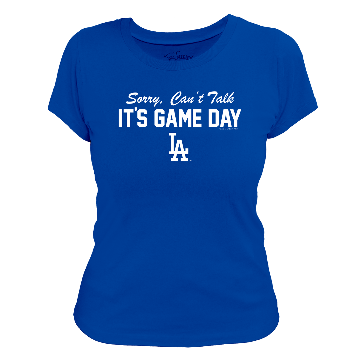 LA Dodgers Chelsea Freeman Game Day Women's Tee Shirt - Tiny Turnip