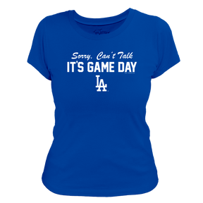LA Dodgers Chelsea Freeman Game Day Women's Tee Shirt - Tiny Turnip