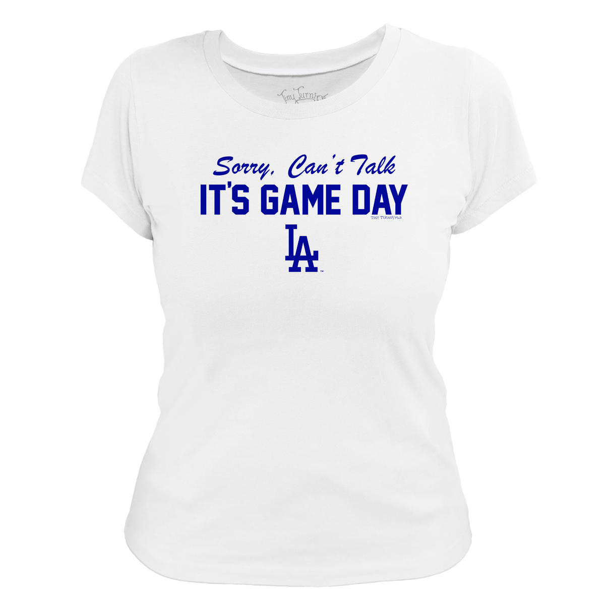 LA Dodgers Chelsea Freeman Game Day Women's Tee Shirt - Tiny Turnip