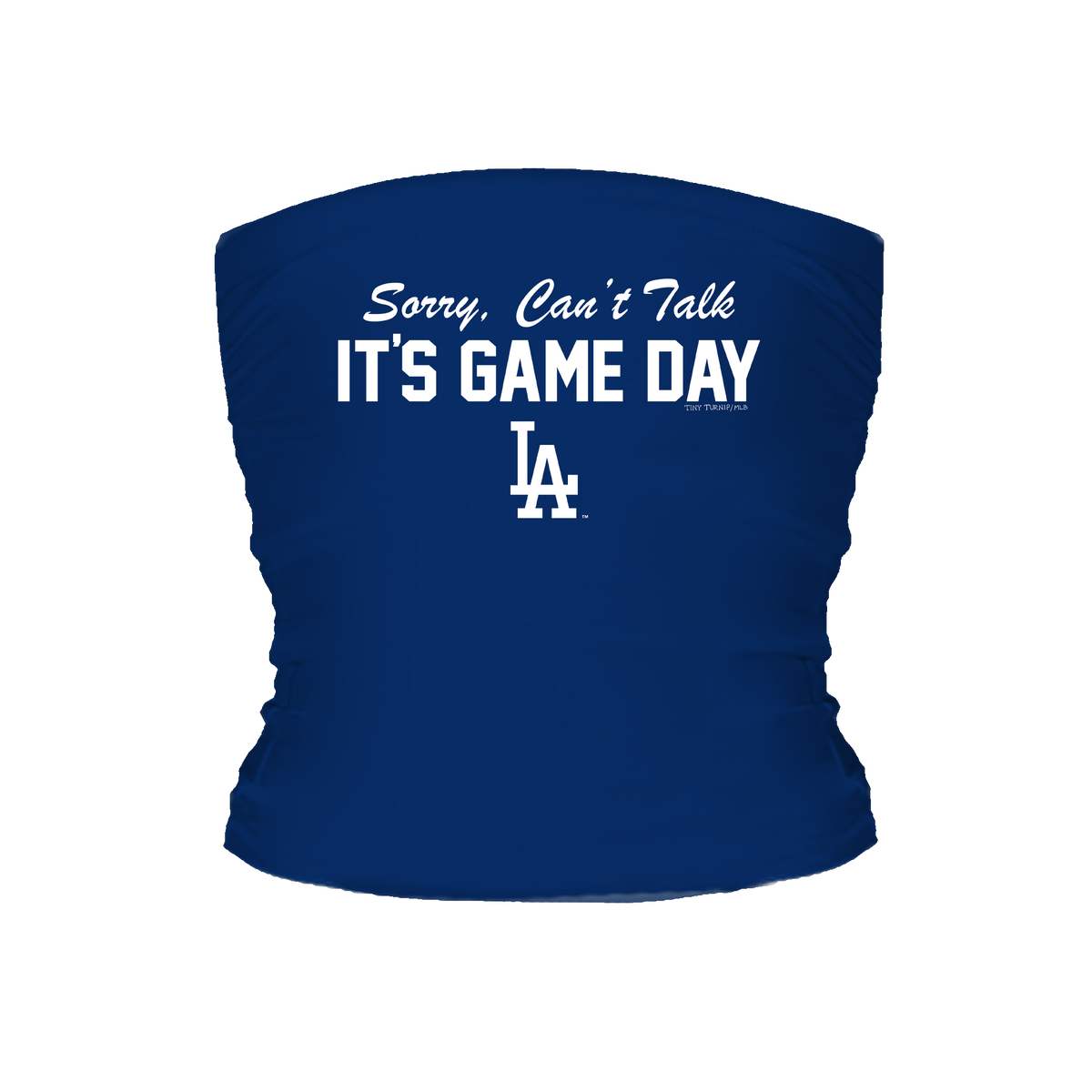 LA Dodgers Chelsea Freeman Game Day Tube Top - Tiny Turnip