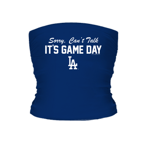 LA Dodgers Chelsea Freeman Game Day Tube Top - Tiny Turnip