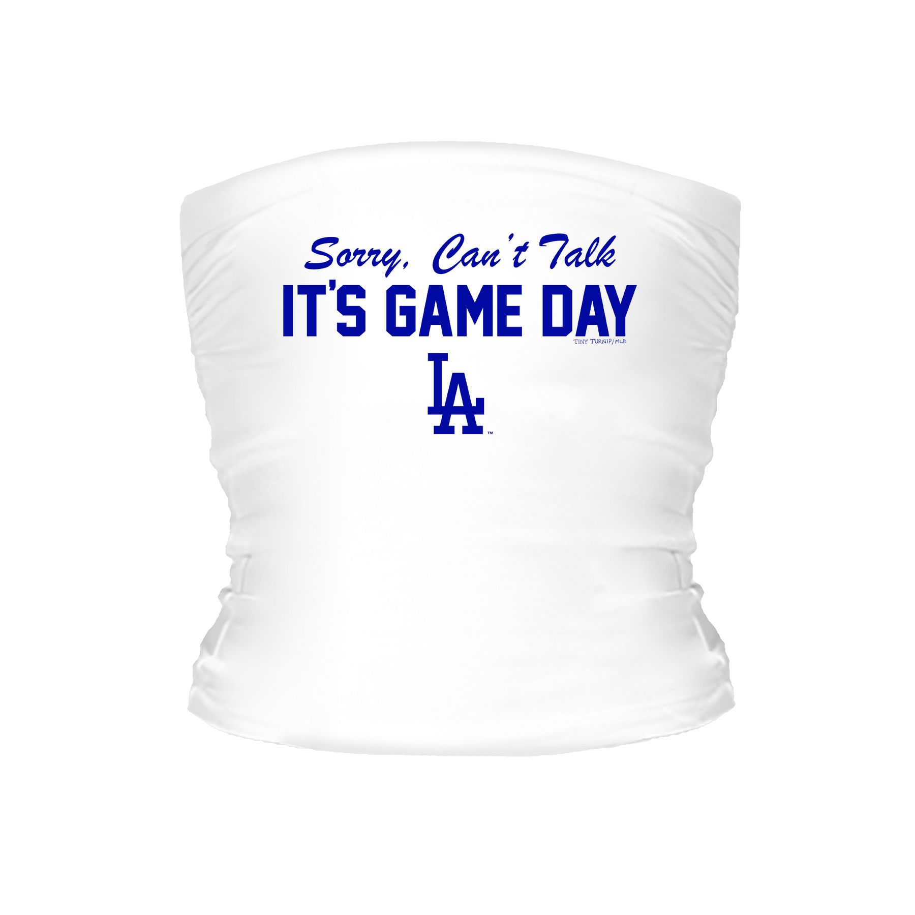 LA Dodgers Chelsea Freeman Game Day Tube Top - Tiny Turnip